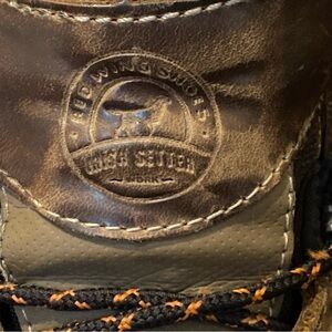 Red Wing Irish Setter Shoes Dark Brown Leather Boots Men’s Size 8.5